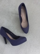 Marks & Spencer Shoe Purple Faux Suede - Size 5.5