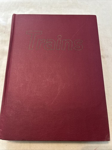 Trains magazine bound volume - trains,