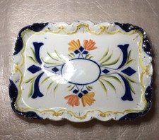 Vintage Hand Painted Floral Tray
