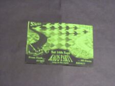 KAOS PARTY 2000 OXFORDSHIRE RARE FREE PARTY RAVE FLYER STORM NOT SPIRAL TRIBE VG
