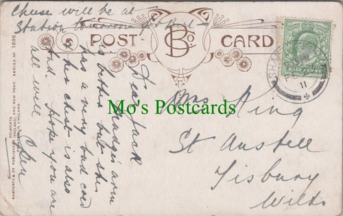 Genealogy postcard king st - postcard,