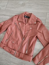 Zara Dusky Pink Faux Leather