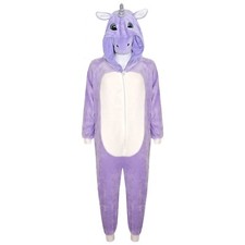 Girls Fleece Onesieone Unicorn