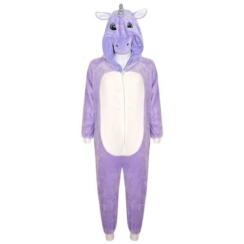 Girls fleece onesieone unicorn - onesieone,