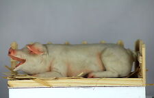 25cm PIG IN FREE!! STY - WOOD STY - FARM SET - PORKER - LARGE WHITE MODEL