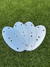 4 Pack Flat Galvanised Steel