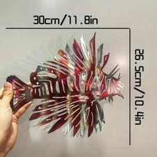 Metal Lion Fish Wall Decor