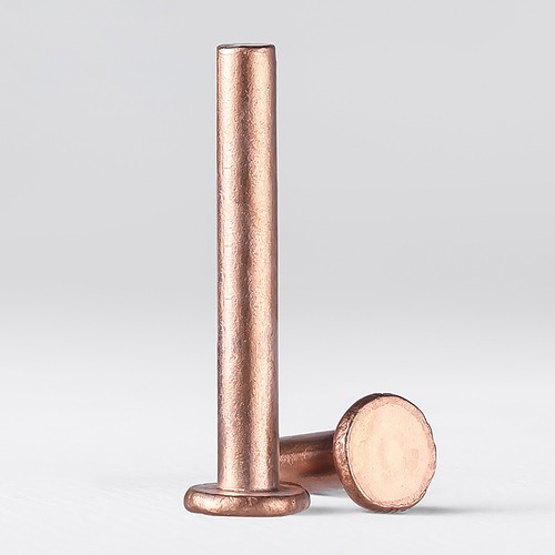Copper rivets flat head - rivets, rivet