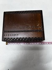 Antique wooden desktop box - wooden,
