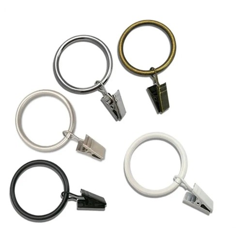 10pcs metal curtain rings with - 10pcs,