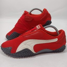 Vintage Puma Mostro Mens Trainers Rare Y2K Retro - Red / White - Size 9 UK