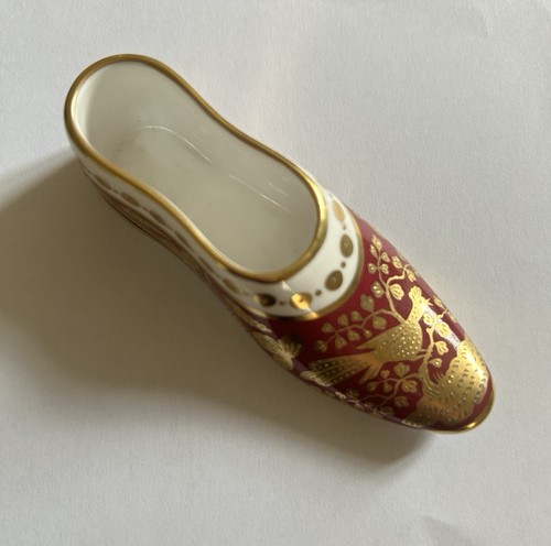 Spode porcelain slipper - porcelain,