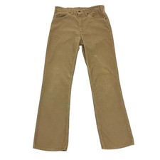 Vintage Levi's 517 Corduroy Jeans Beige Mens 32W 30L Bootcut Leg 80s Made in USA