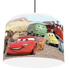 DISNEY CARS McQueen  CEILING LIGHT SHADE / TABLE LAMPSHADE   FREE P&P REUSABLE