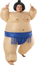 Kids Blue Inflatable Sumo
