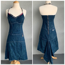 VINTAGE RARE Y2K APPLE BOTTOM JEANS DESIGNER DRESS STUNNING NELLY RAPPER LINE