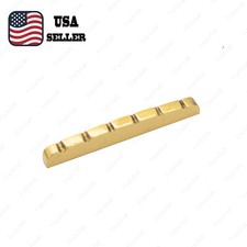 1 Pcs 6 String Slotted Brass