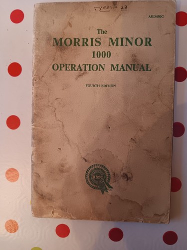 Morris minor 1000 - minor, operation