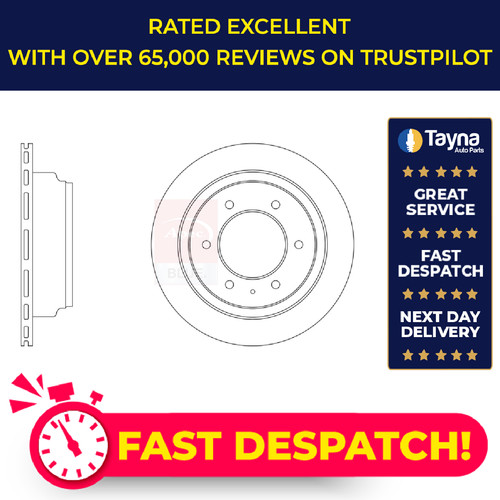 Brake discs pair vented - 2x,