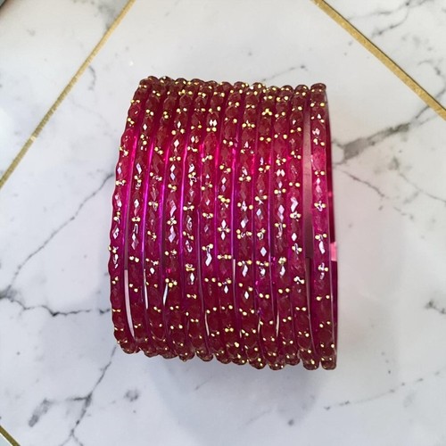 Raindrop glass bangles - raindrop,