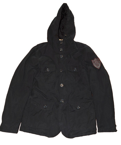 Armani jeans black parka - ax,