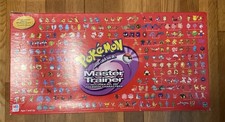 Pokémon Master Trainer Board Game, Milton Bradley, 2001 Red Box, 99% Complete