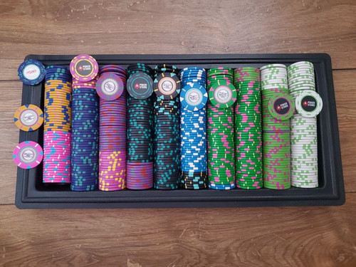 Clay poker chips various - poker, chips-