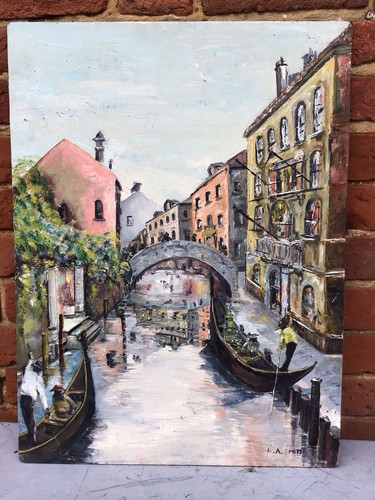 Vintage oil painting - vintage, of