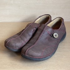 Clarks Unstructured UnLoop Shoes Size 5 1/2 Brown Very Comfy!