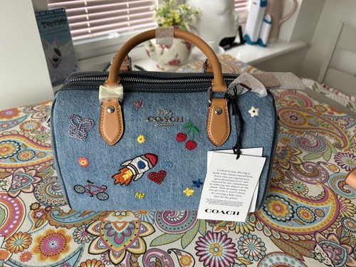 Coach rowan denim with - denim,