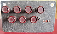 Vintage WW2 US Aircraft Radio Control Box Switches BC-938-A  SCR274 System