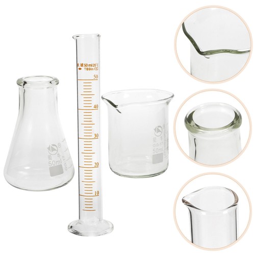 Beakers with graduate - with,