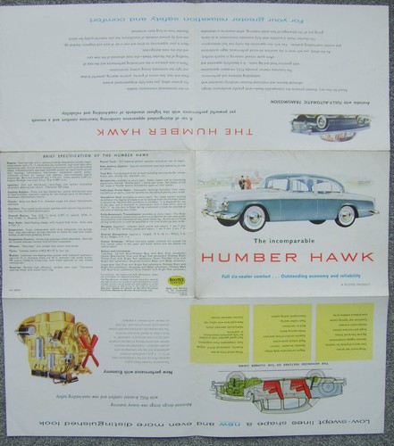 Humber hawk series - humber, saloon