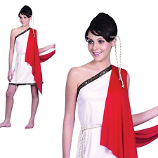 Roman Lady Costume Toga Party Ladies Roman Godess Fancy Dress Outfit