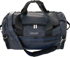 Versace Parfums Navy Blue 2 in 1 Sports Bag / Weekend / Travel / Gym / Holdall