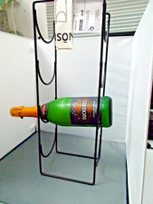 4 Bottle wine rack Ikea Snospira Steel black Shelf or Wall Mount