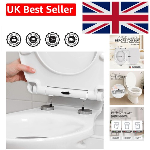 Luxury hardwearing oval toilet - oval,
