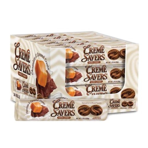 Creme savers chocolate caramel - creme,