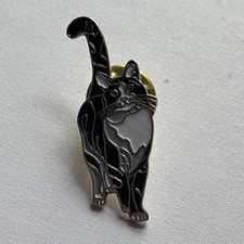 Cat Metal Badge. 