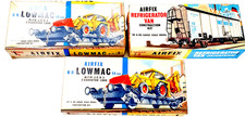 Set of 3 Airfix 2x BR Low Mac 14 Ton JC B3 Excavator Load & Refrigerator Van Kit