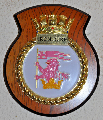 Hms iron duke wall - hms, plaque