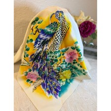 Vintage Hand Painted Silk