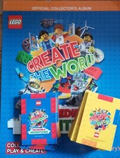 Lego Official Collectors Album Incredible Inventions & Create The World cards