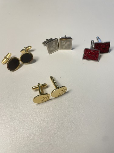 Vintage mens cufflinks bundle - mens,