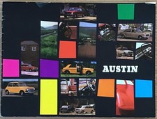 AUSTIN RANGE Sales Brochure 1971 #2782 MINI Cooper S 1275GT 1100 1300GT 1800 ++