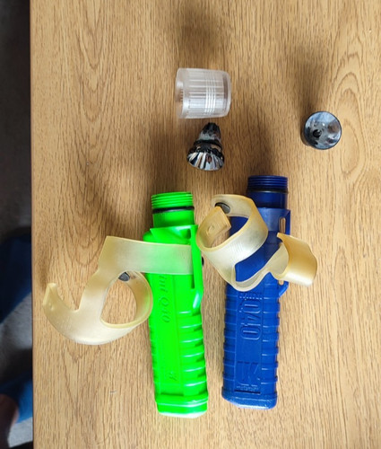 Mini q40 dive - head, torches