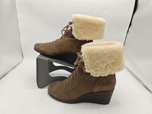 Ugg womens zea brown suede - womens,