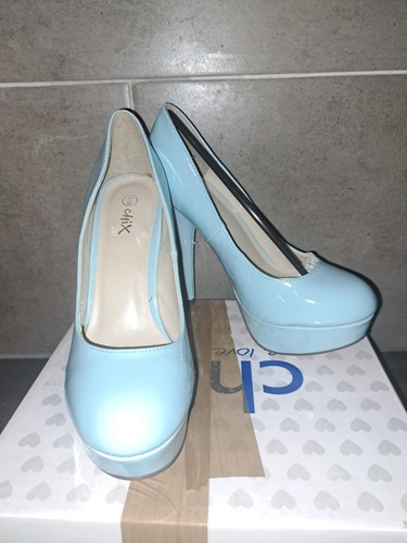 Chix blue size heel court - blue,