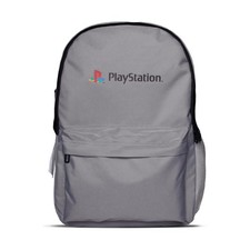 SONY PlayStation Classic Logo Backpack, Grey/Black (BP320218SNY)