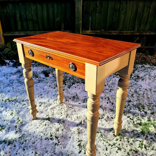 Small mahogany writing - mahogany, desk